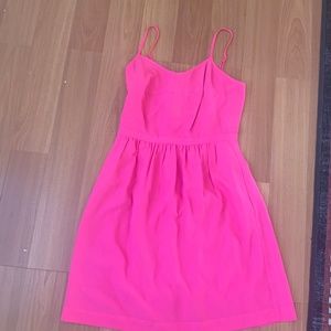 Neon Pink JCrew Dress